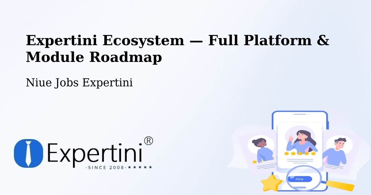Expertini Ecosystem — Full Platform & Module Roadmap – Taoli